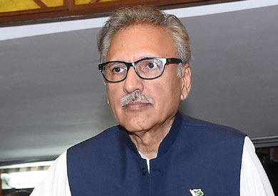 الرئيس الباكستاني الدكتور عارف علوي