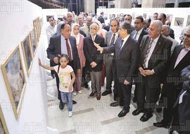 معرض جمال الطبيعة بالاهرام بحضور وزير البيئة تصوير ابراهيم عزت