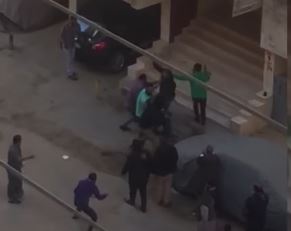 لقطة من فيديو وثق الواقعة