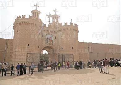 دير المحرق بأسيوط - تصوير: أحمد عبد الجواد