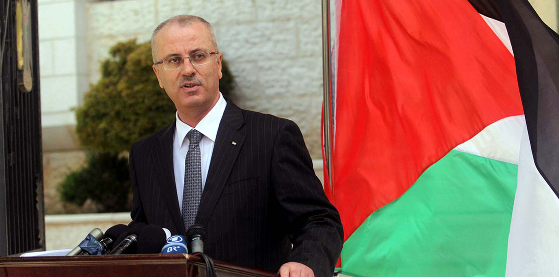 رئيس الوزراء الفلسطيني - رامي الحمد الله،