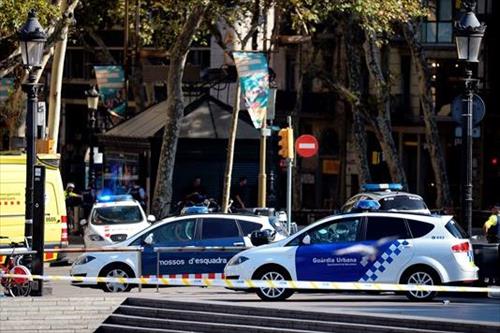 من موقع الدهس ببرشلونة