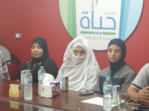 الفدائية -  فرحانه الرياشية  - تتحدث خلال الندوة