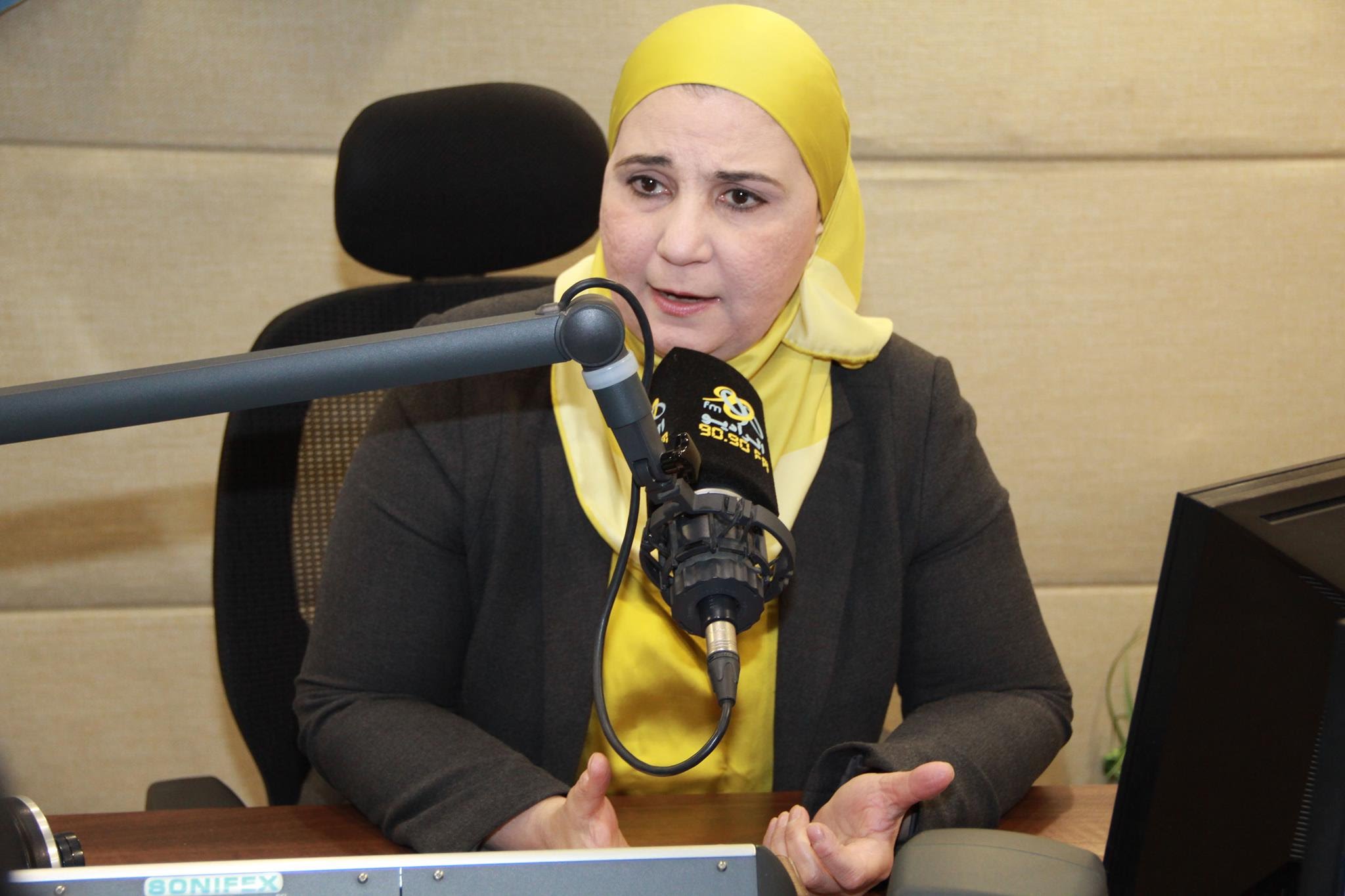 ت نيفين قباج مساعدة وزيرة التضامن الاجتماعي