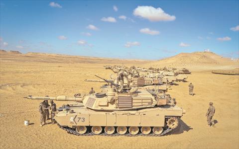 استمرار فاعليات التدريب المشترك المصرى الامريكى النجم الساطع