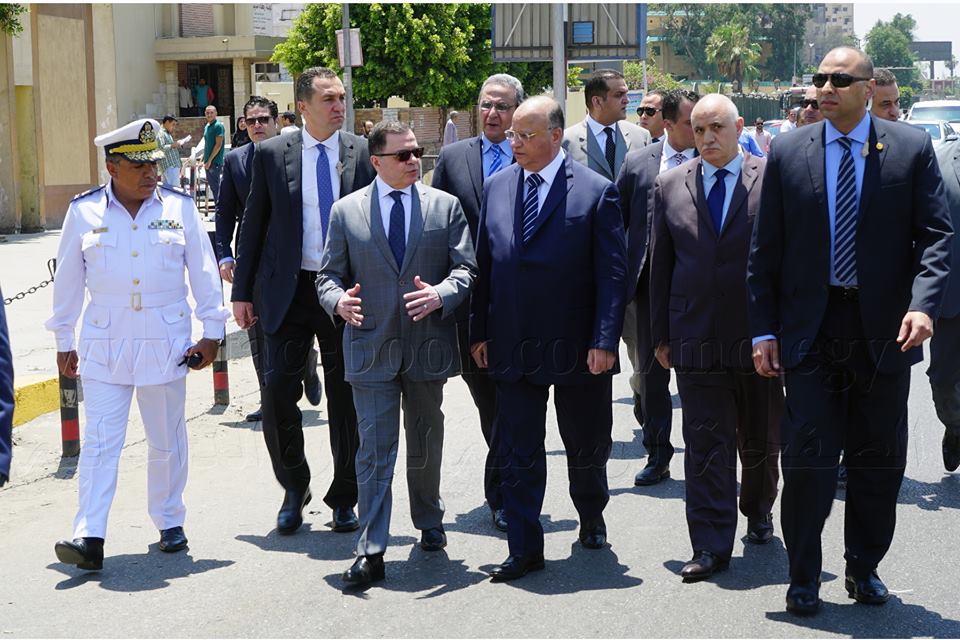 وزير الداخلية أثناء جولته