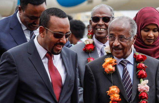 الرئيس الإريتري أسياس أفورقي - رئيس الوزراء الإثيوبي آبي أحمد