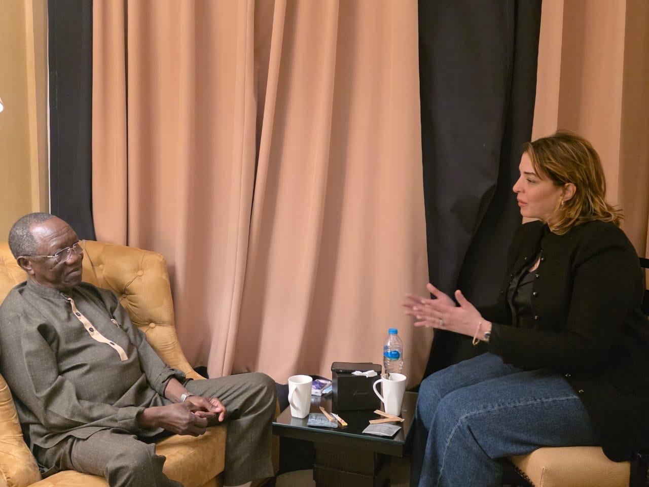 محرر الشروق مع مبعوث منظمة الإيجاد إلى السودان، لورانس كورباندي