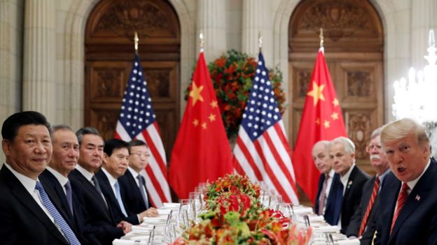اجتمع ترامب بالرئيس الصيني في بوينس آيرس