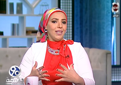 النائبة جهاد إبراهيم خلال لقائها ببرنامج «90 دقيقة»
