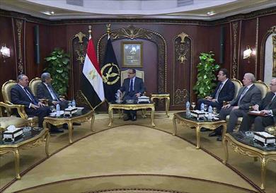 عبدالغفار يستقبل الأمين العام لمجلس وزراء الداخلية العرب