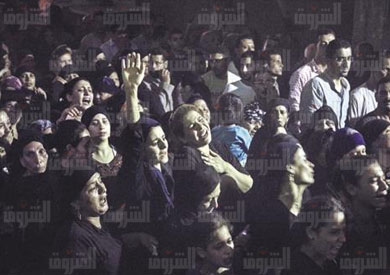 جنازات ضحايا اتوبيس المنيا تصوير ابراهيم عزت