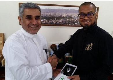 محمد سلام مدير قنوات اقرأ مع أحمد فؤاد رئيس قناة أسترو الماليزية