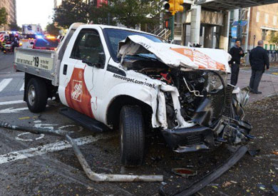 الشاحنة المستخدمة في الحادث