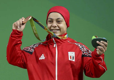 سارة سمير البطلة الأوليمبية في رفع الأُثقال