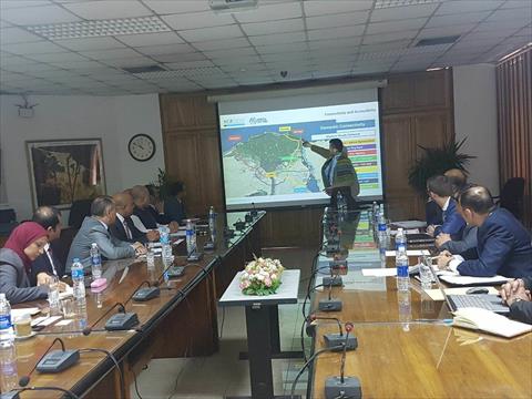 وفد الشركة الفرنسية يناقش الإجراءات الفنية والقانونية لتشغيل رصيف ميناء شرق بورسعيد