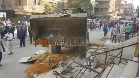 إزالة إشغالات منطقة الطوابق في فيصل