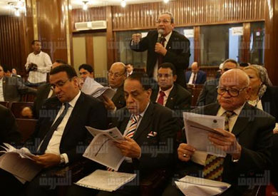 لجنة الشئون التشريعية مناقشه المشروع القضائي للحكومة تصوير لبنى طارق