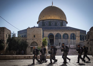 الشرطة الإسرائيلية في باحة الأقصى - أرشيفية