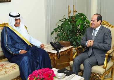 السيسي يلتقي الشيخ صباح الخالد - أرشيفية