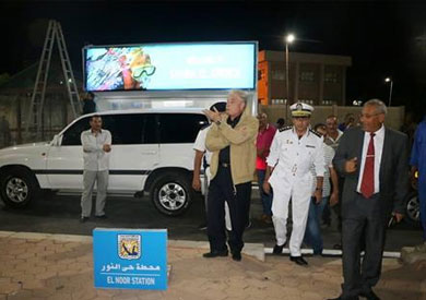محافظ جنوب سيناء يتفقد محطة حي النور