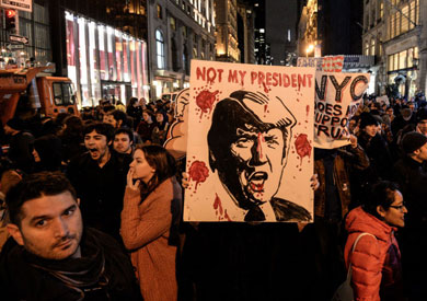 مظاهرة ضد ترامب - أرشيفية