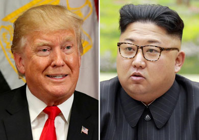 الزعيم الكوري الشمالي كيم جونج أون والرئيس الأمريكي دونالد ترامب