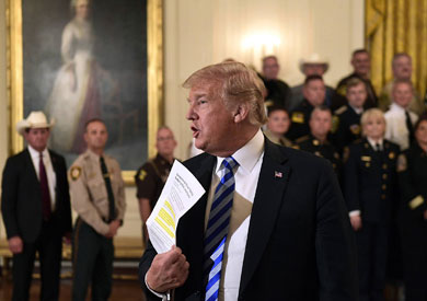 الرئيس الأمريكي دونالد ترامب