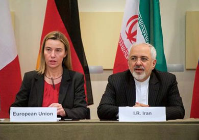 محمد جواد ظريف وفيديريكا موجيريني