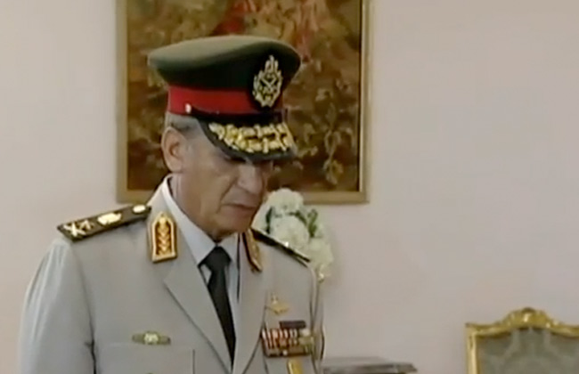 الفريق محمد زكي وزير الدفاع والإنتاج الحربى