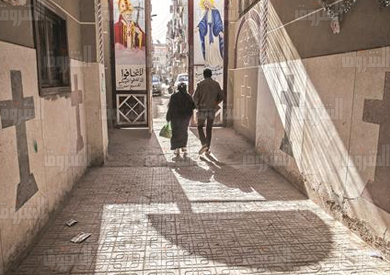 كنيسة مارمرقص بالمنيا تصوير روجيه انيس
