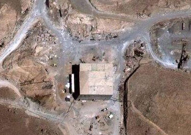 الموقع الذي دمرته إسرائيل في سوريا