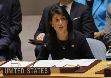 المندوبة الأمريكية لدى الأمم المتحدة نيكي هيلي