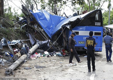سقوط حافلة في الفلبين - أرشيفية