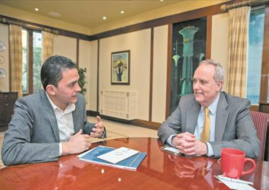 القائم بأعمال السفير الأمريكى بالقاهرة توماس جولدبرجر