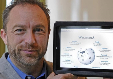 جيمي ويلز  مؤسس موقع ويكيبيديا