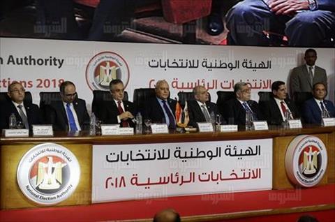 مؤتمر الهيئة العليا للانتخابات لاعلان نتيجة انتخابات رئاسة 2018 تصوير ابراهيم عزت