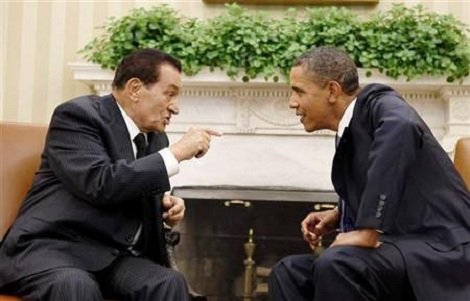 مبارك وأوباما