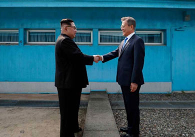 رئيسا الكوريتين الشمالية والجنوبية