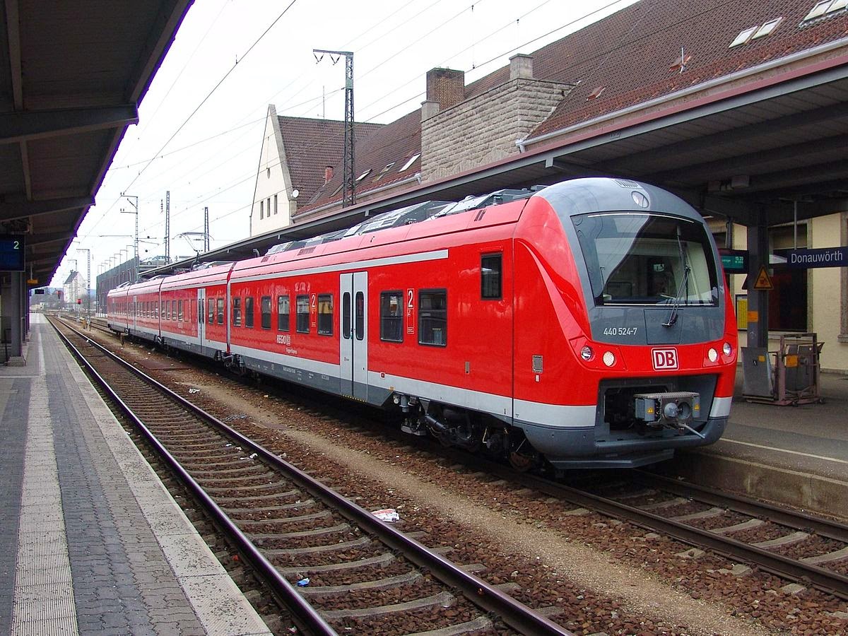 القطار في ألمانيا