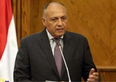 ٍامح شكري - وزير الخارجية المصري