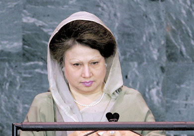 رئيسة الوزراء السابقة خالدة ضياء