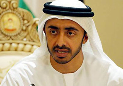 وزير الخارجية الإماراتي، الشيخ عبد الله بن زايد