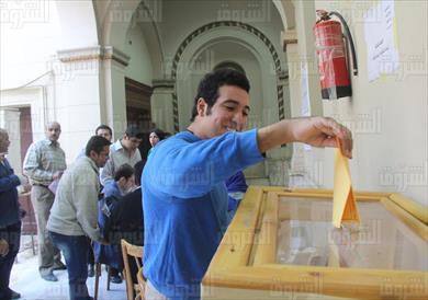 انتخابات اتحاد الطلبة جامعة القاهرة تصوير هبة خليفة