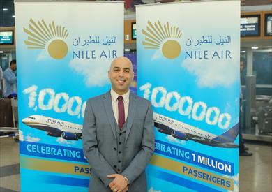 أحمد علي الرئيس التنفيذي لشركة النيل للطيران
