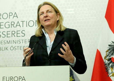 وزيرة خارجية النمسا كارين كنايسل