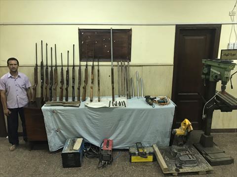 ورشة سلاح في الإسكندرية