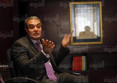 أحمد بدير، المدير العام لمؤسسة دار الشروق <br/>تصوير- صبري خالد