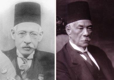 سعد زغلول وعبدالعزيز باشا فهمي