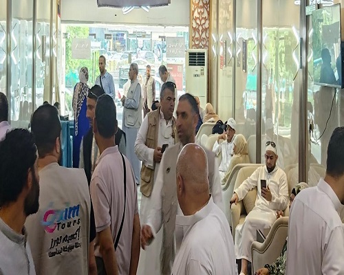 لجان بعثة الحج السياحي تتابع التسكين والتغذية لحجاج البري والاقتصادي